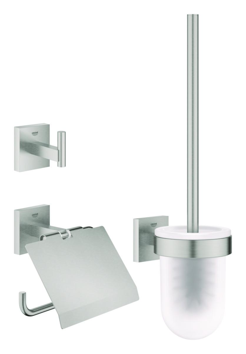 Accesoar set 3-in-1 Start Cube, Grohe - GROHE ACCESOAR SET 3-IN-1 START CUBE, SUPERSTEEL