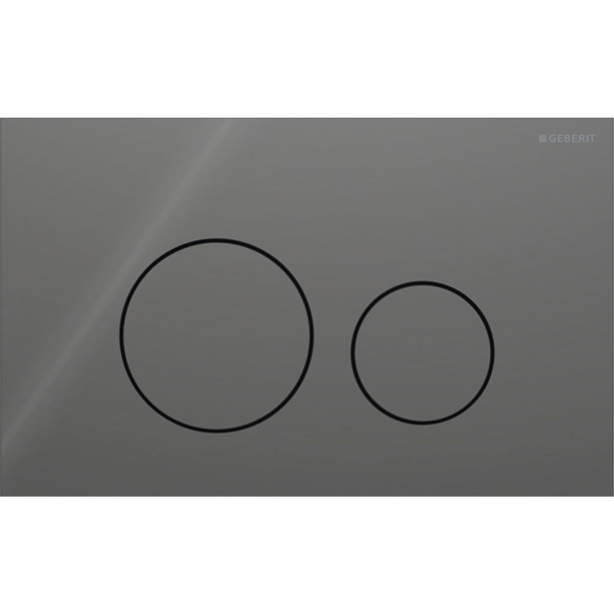 Spolplatta Sigma 40 Round, Geberit - GEBERIT SPOLPLATTA SIGMA 40 ROUND, DUBBEL, LAVA, RF