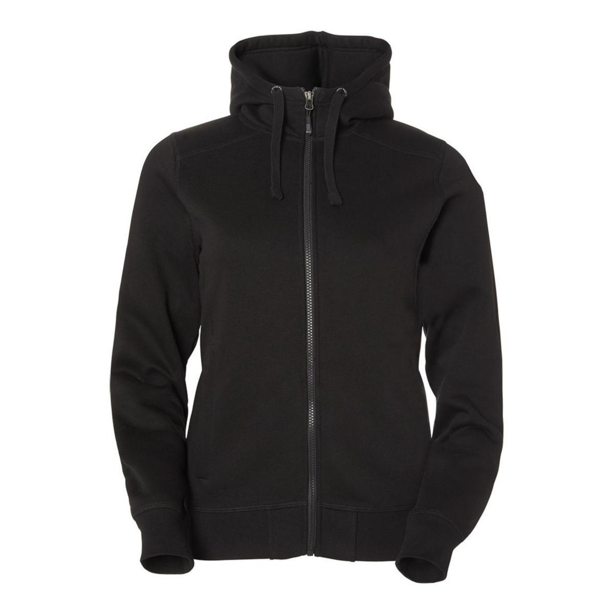 Huvtröja South West Ava 226 Dam - HUVTRÖJA SOUTH WEST AVA 226 DAM HELZIP SVART STL M