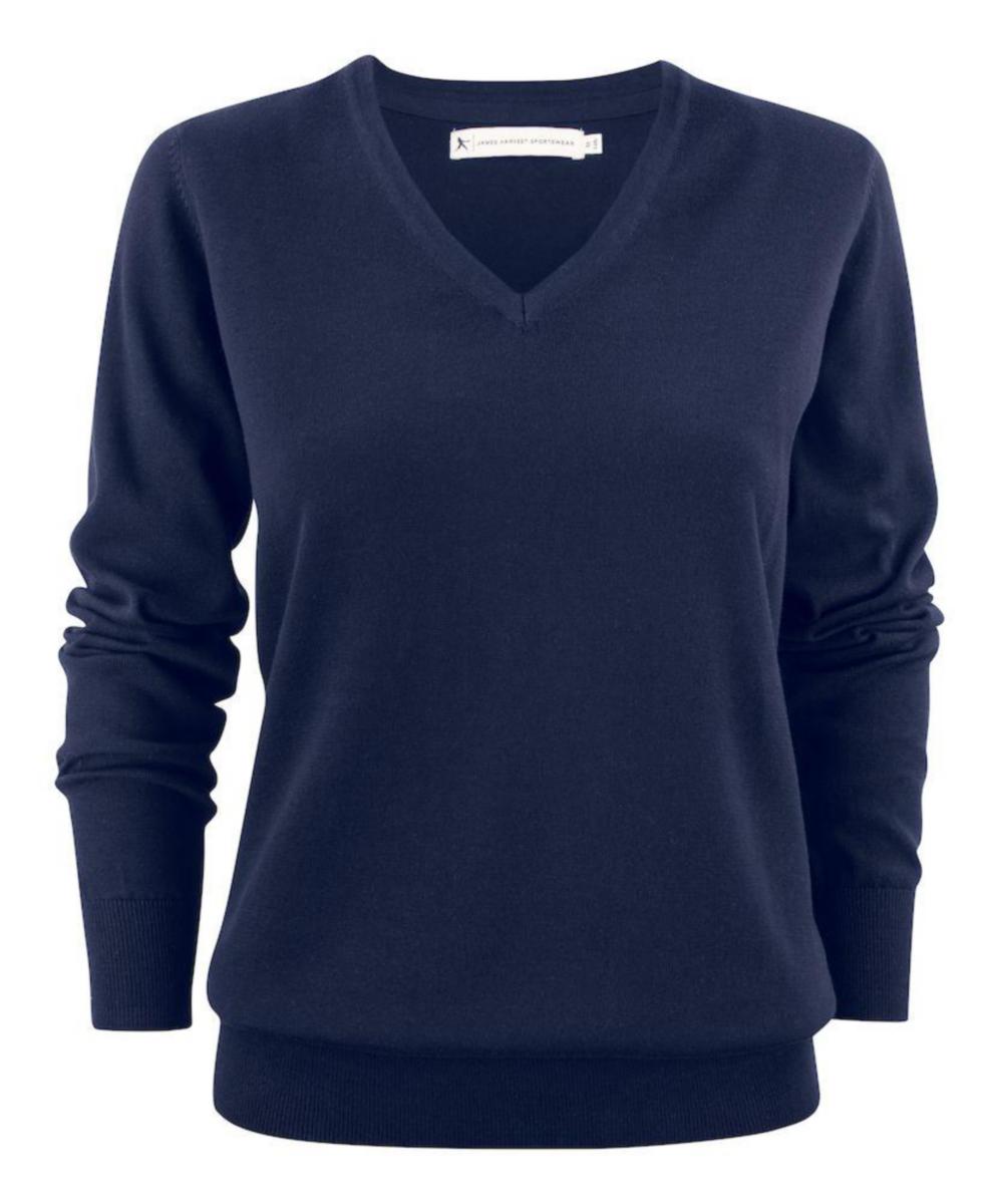 Tröja Harvest Ashland 2122505 Dam - TRÖJA ASHLAND LADY V-NECK MARIN XL