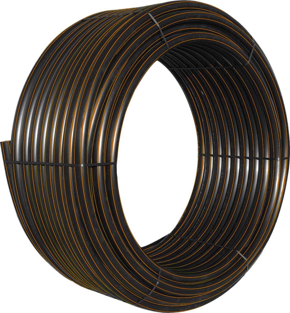 90x8,2 peh-rör sdr11 pn16 l=650m pe100-rc brun stripe - p...