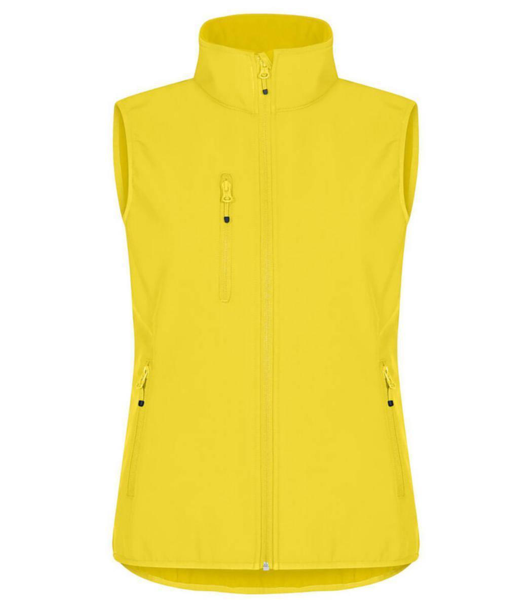 Väst Clique 0200916 Classic Softshell Dam - VÄST CLIQUE 0200916 CLASSIC DAM SOFTSHELL CITRONGUL M