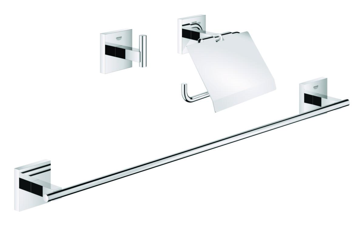 Accesoar set 3-in-1 Start Cube, Grohe - GROHE ACCESOAR SET 3-IN-1 START CUBE, KROM