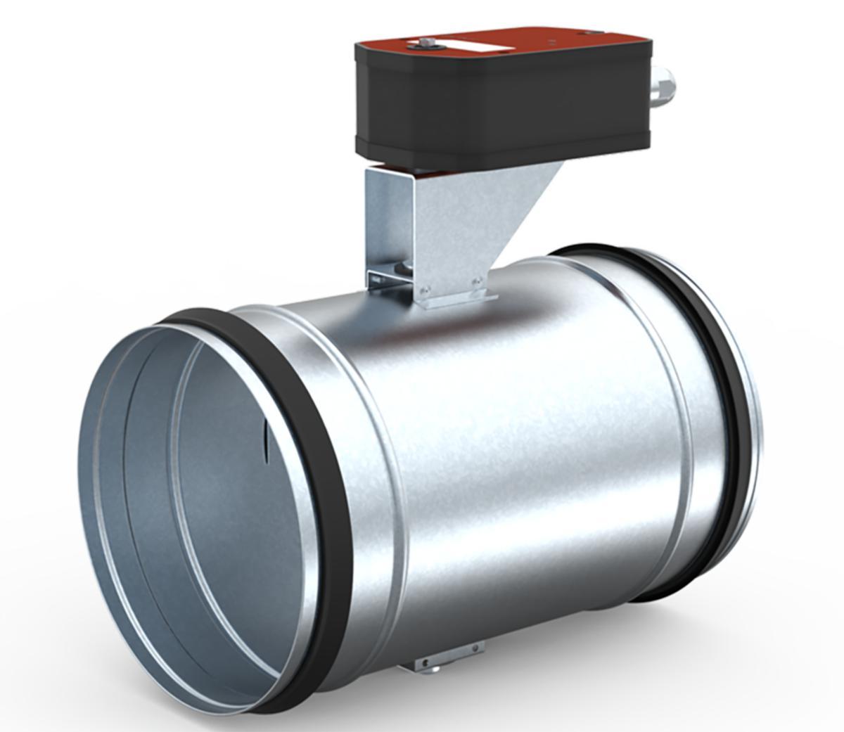 Brandgasspjäll CSHA-ES, Hagab - BRANDGASSPJÄLL CSHA-ES-125-1 24V M.TERMISK S HAGAB