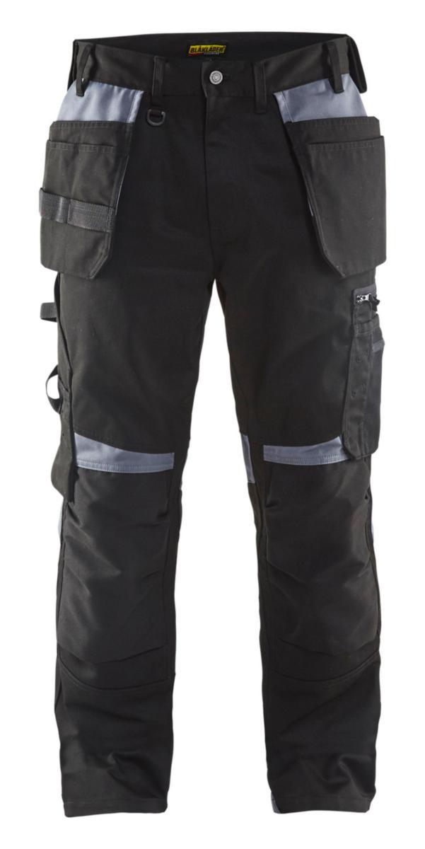 Midjebyxa Blåkläder 1555-1860 - HANTVERKSBYXA BLK 1555-1860 SVART/GRÅ C150