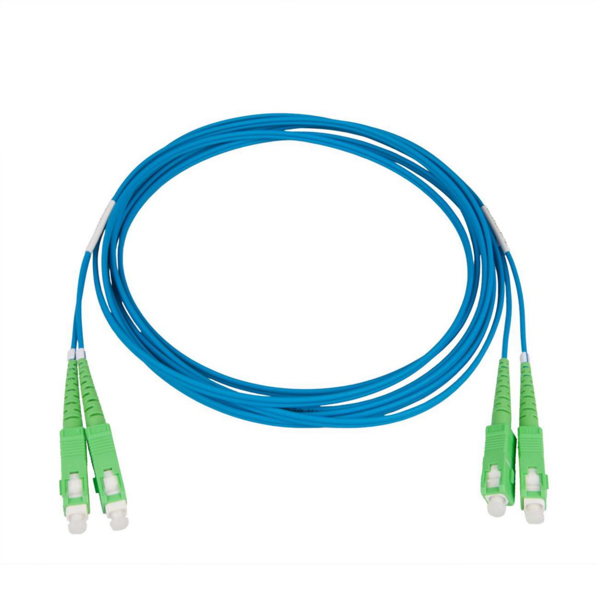 Fibre optic cabling SM Duplex SC/APC-SC/APC OS2 9/125, Nexans - PATCHCORD 2XSM SC/APC 1M 486315