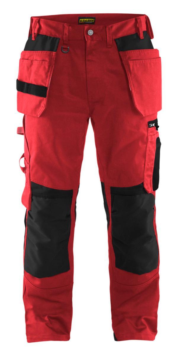 Midjebyxa Blåkläder 1555-1860 - HANTVERKSBYXA BLK 1555-1860 RÖD/SVART C48