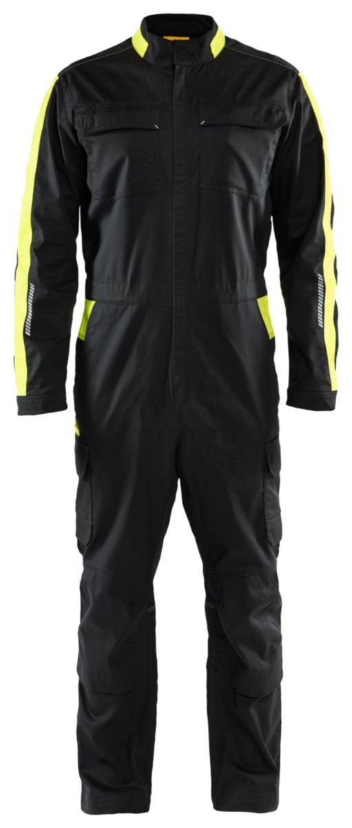 Overall Blåkläder 6144-1832 - OVERALL BLK 6144-1832 INDUSTRI STRETCH SVART/GUL STL C62