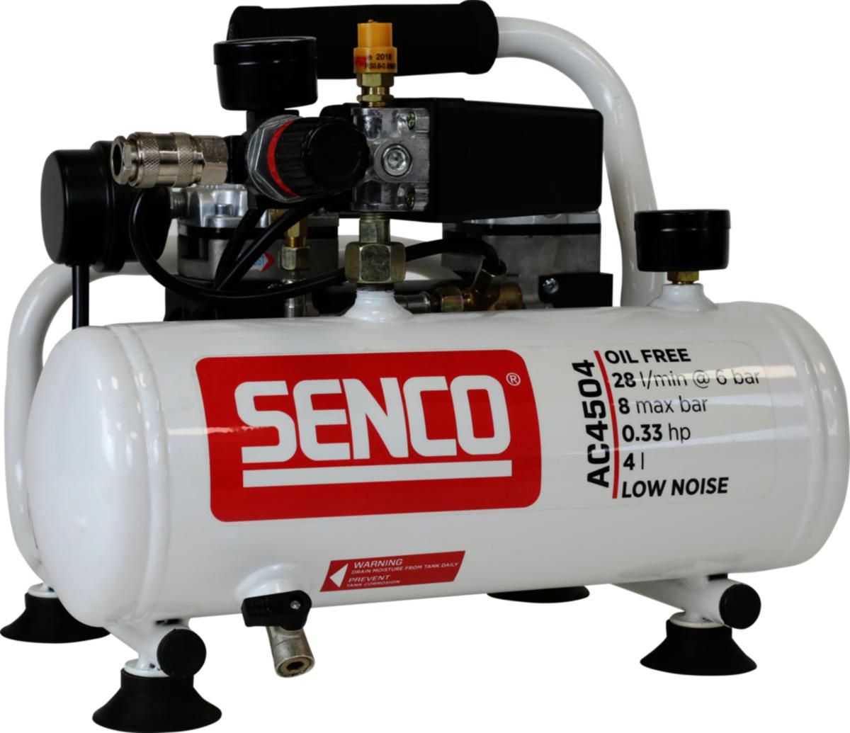 Kompressor Senco AC4504 - KOMPRESSOR AERFAST AC4504 8BAR OLJEFRI. LOW NOISE 230V