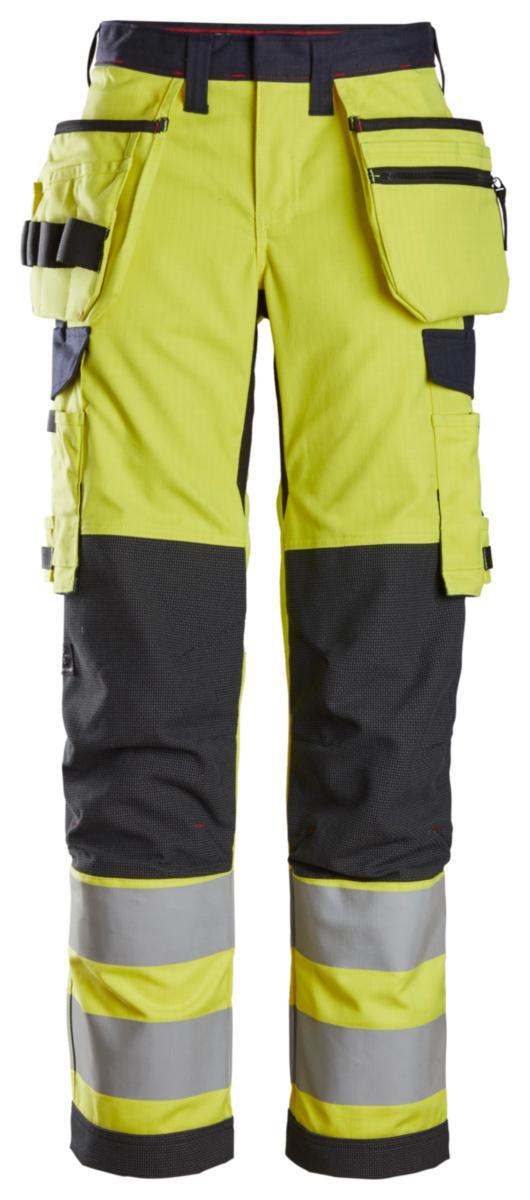 Midjebyxa Snickers 6797 Flam Dam - MIDJEBYXA SNICKERS 6797 GUL/MA KL2 PW FLAM/VARSEL DAM 44