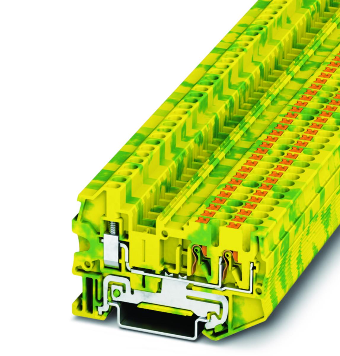 Skyddsledarplint PTU-Twin - HYBR SKYDDSL PL PUSH/SKRUV PTU 2,5-TWIN-PE