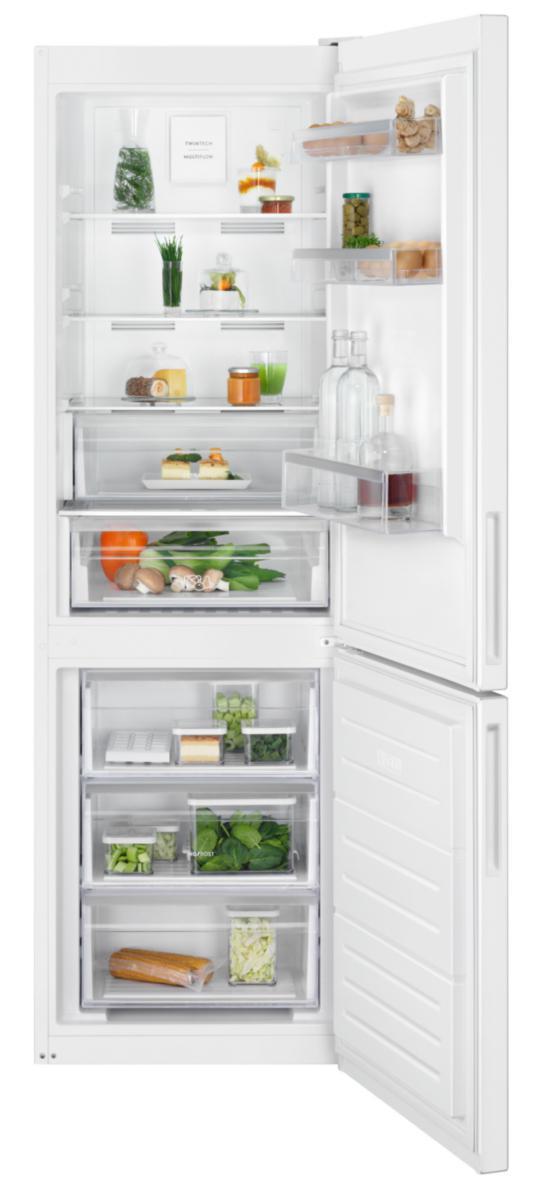 Kyl/frys, 186 cm, integrerat handtag, TwinTech® NoFrost - KYL/FRYS LNT6ME32W2 186 CM VIT HÖGER ELECTROLUX