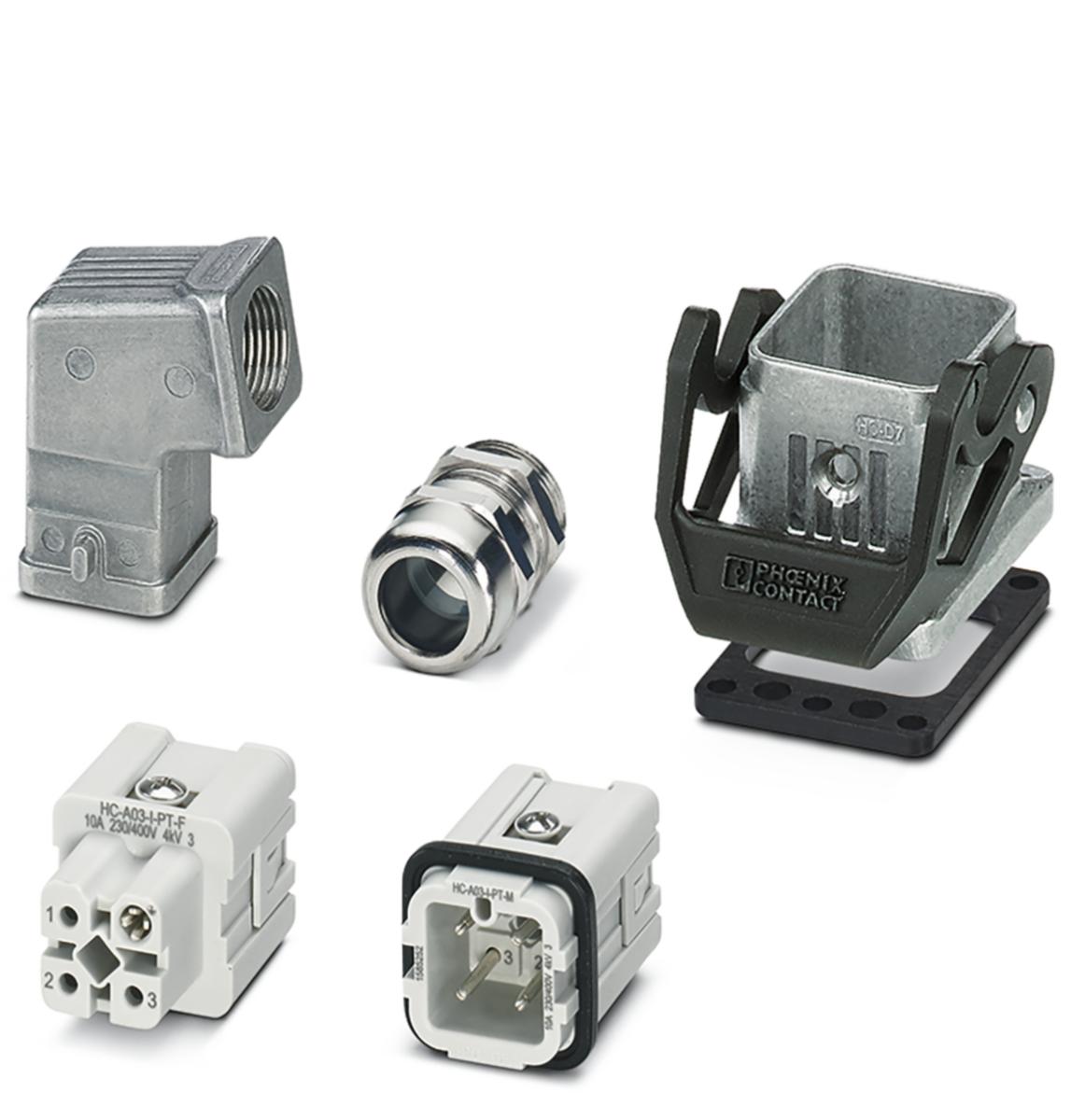 Industridon HC-STA - IND.DON VINK 3P AL KOMPLETT PT HC-STA-A03PT-BWS-HS-M20-ELCAL