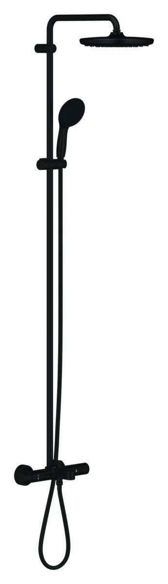 Duschsystem Vitalio Start 250, Grohe - GROHE TAKDUSCHSYSTEM BK VITALIO START , MATTSVART