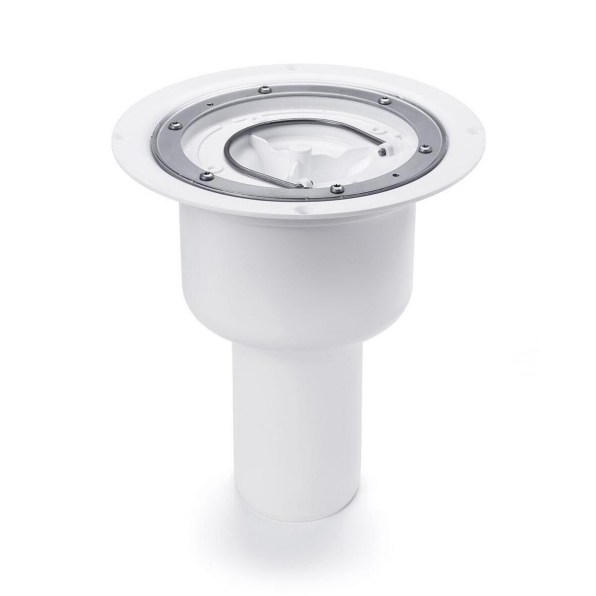 Golvbrunn Brage, S-Serien, med bottenutlopp 75mm, Purus - PURUS S-SERIE BRAGE Ø75 BOTTEN