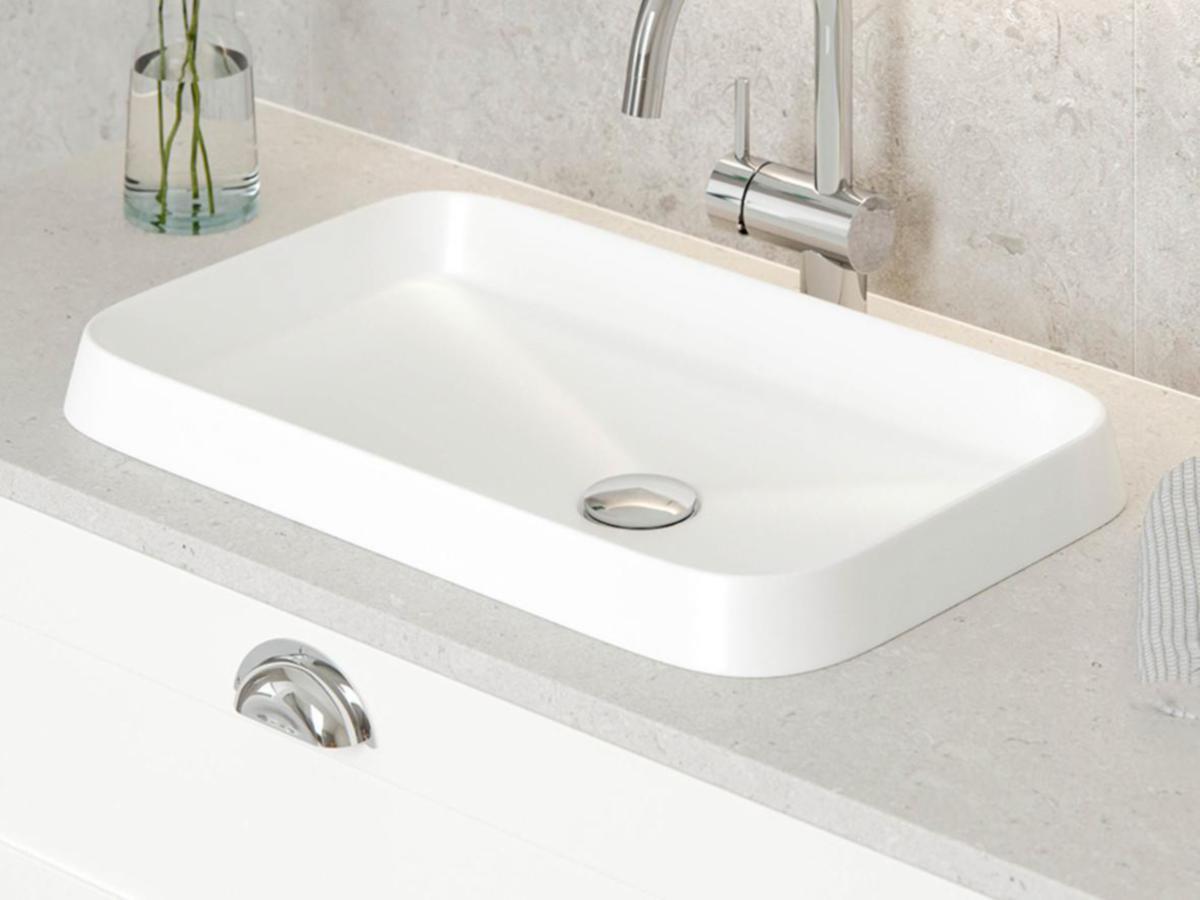 Tvättställ LEVEL, INR - INR TVÄTTSTÄLL LEVEL MATTE WHITE, PORSLIN