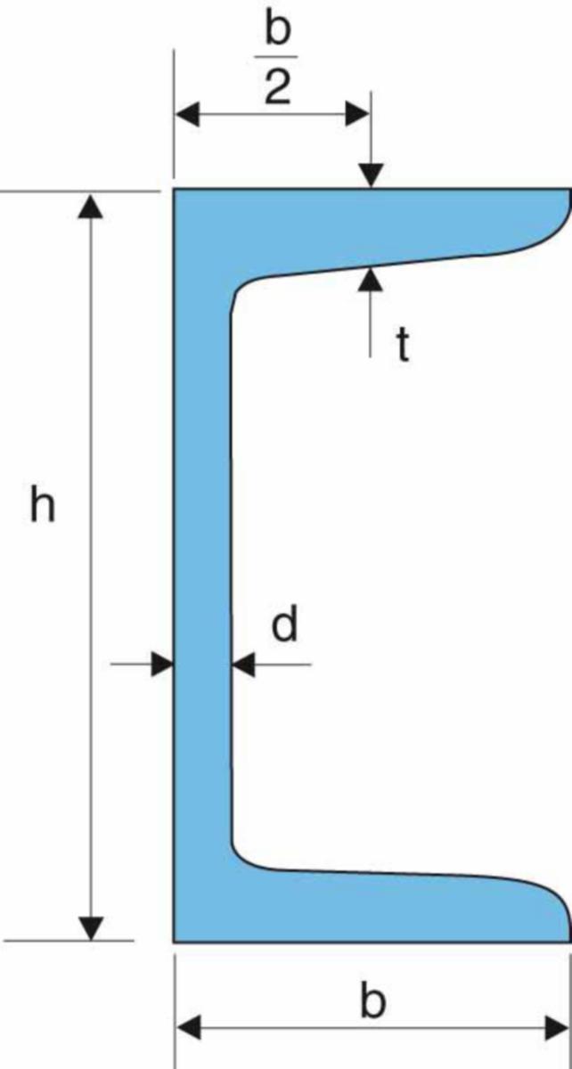 UNP-Balk 235JR - UNP-BALK S235JR 100 A 10.1M