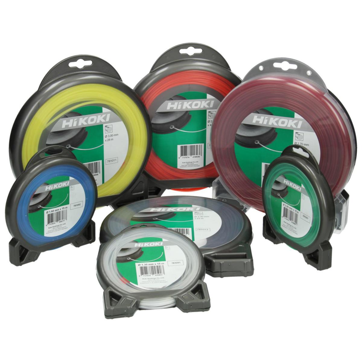 Trimmertråd HiKOKI Rund - TRÅD RUND 2.0MM 15M HIKOKI GRÖN