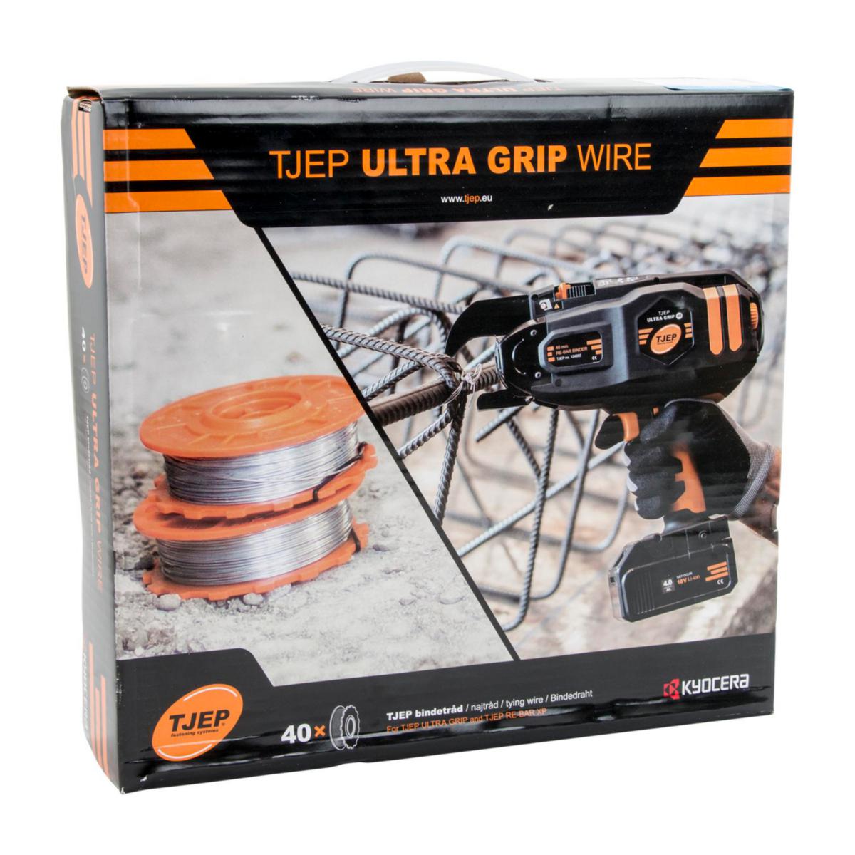 Nail Wire Tjep Ultra Grip - NAIL WIRE TJEP ULTRA GRIP GALV 40 ROLLS/BOX FOR UG 25.40.58