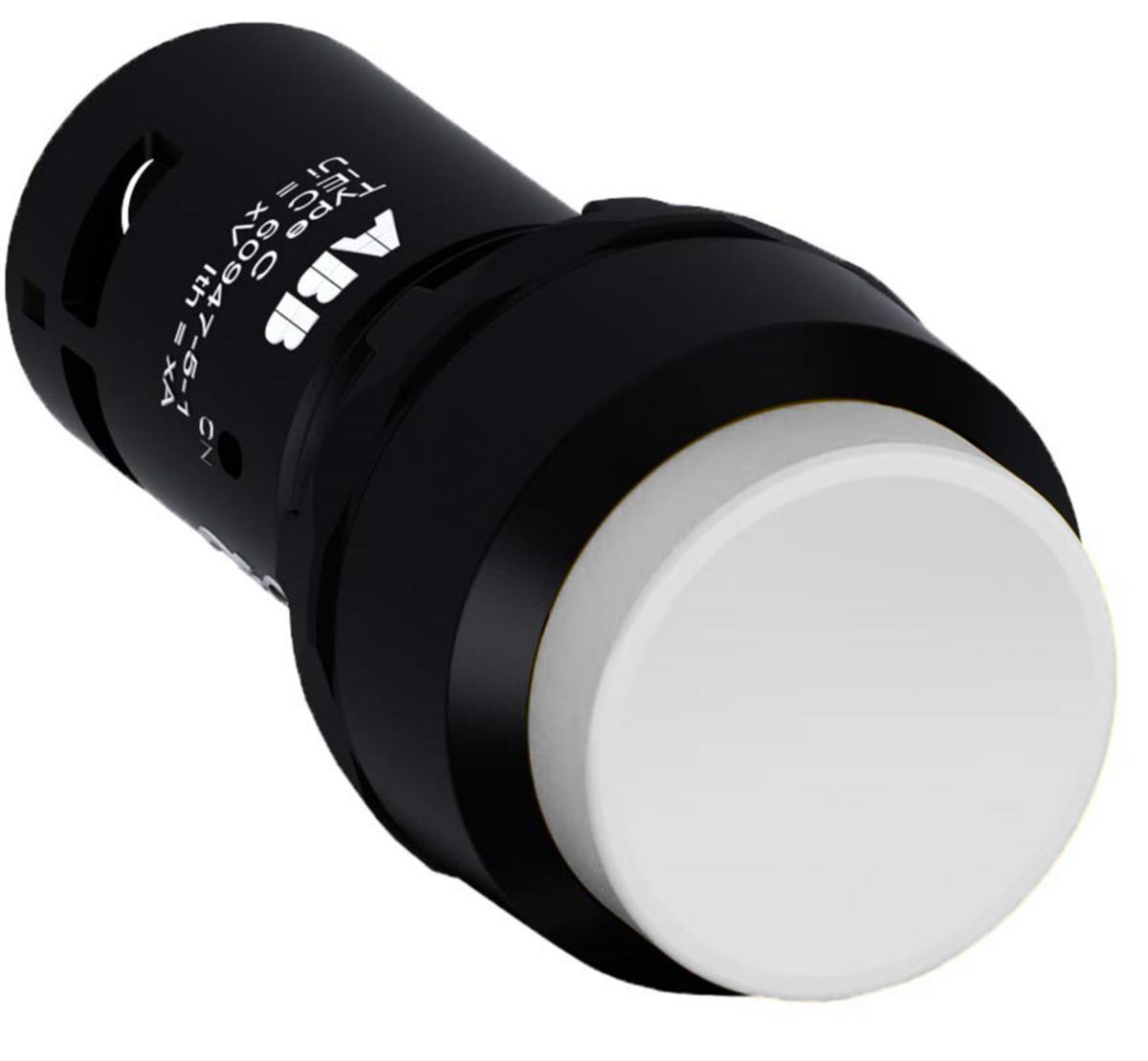 Tryckknapp Compact återfjädrande högt trycke - TRYCKKNAPP COMP. VIT HÖG CP3-10W-11