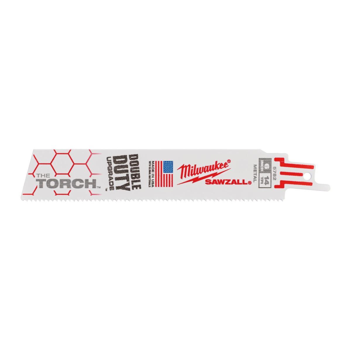 Sawzall Blade Milwaukee THIN KERF 5P - SAWZALL BLADE MILWAUKEE TORCH 150X14T 5P