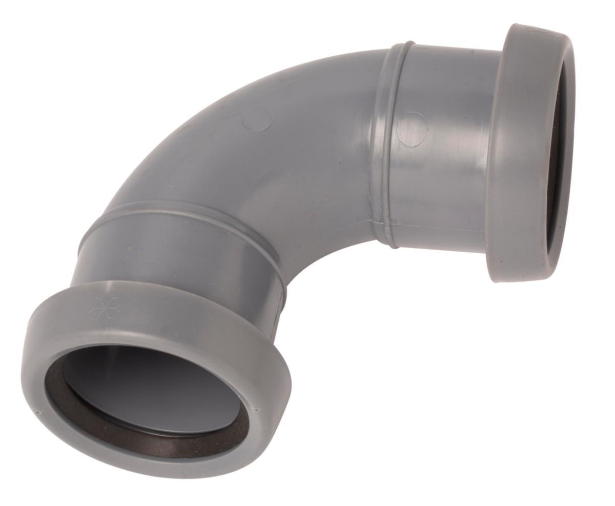 Böj lång radie 2 muffar 88,5°, PP/HT, Nordic Pipelife - 50X88.5 PP SPRÅNG LÅNG RA. NORDIC. PIPELIFE