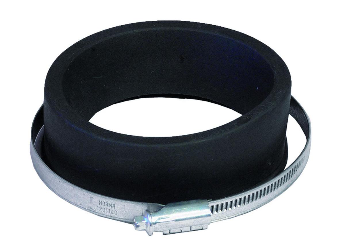 Rubber sleeve for toilet connection HT with hose clamp, Purus - 110X90 WC MANCHETT WITH HOSE CLAMP