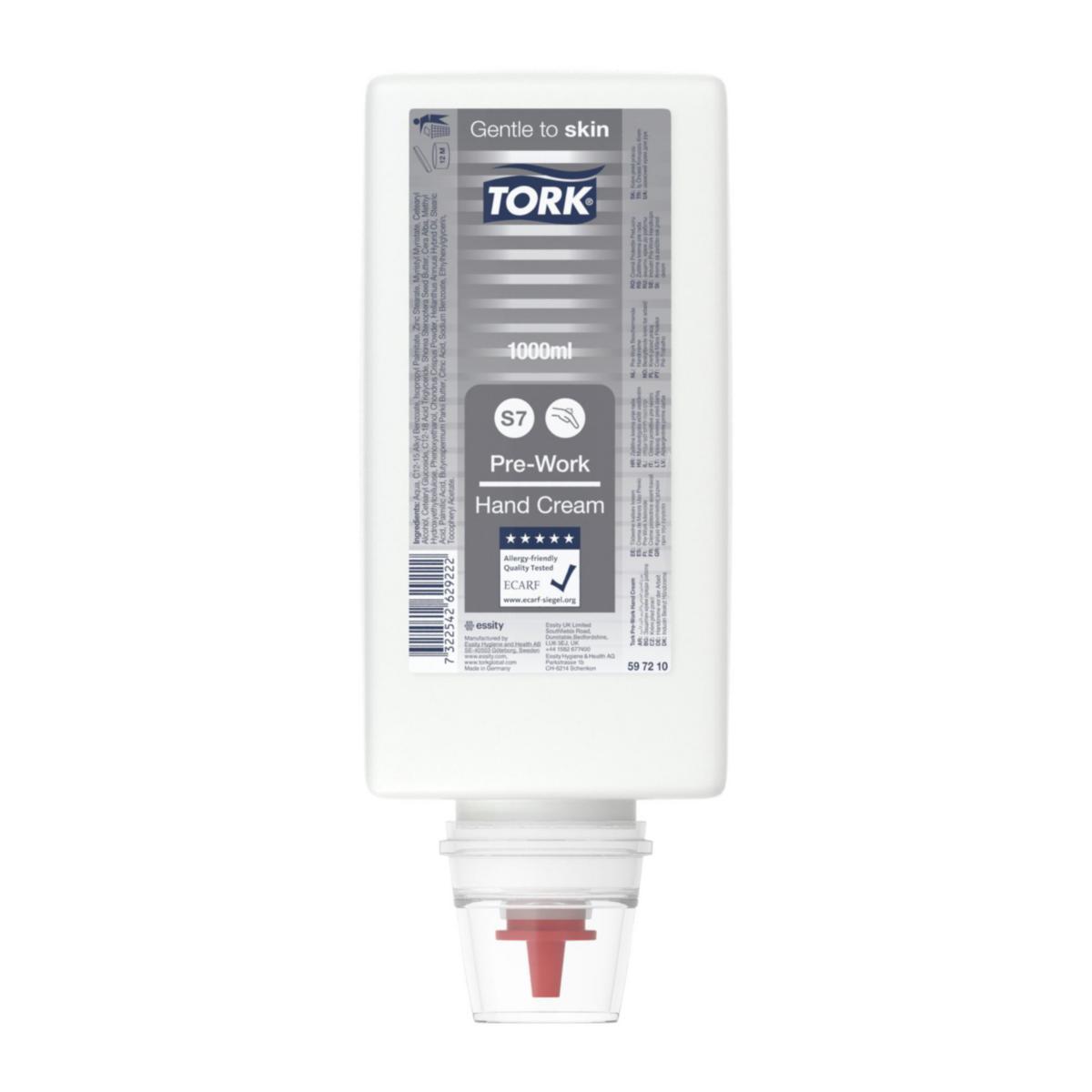 Handkräm Tork Industri Pre-Work S7 - HANDKRÄM TORK PRE-WORK 1000 ML S7