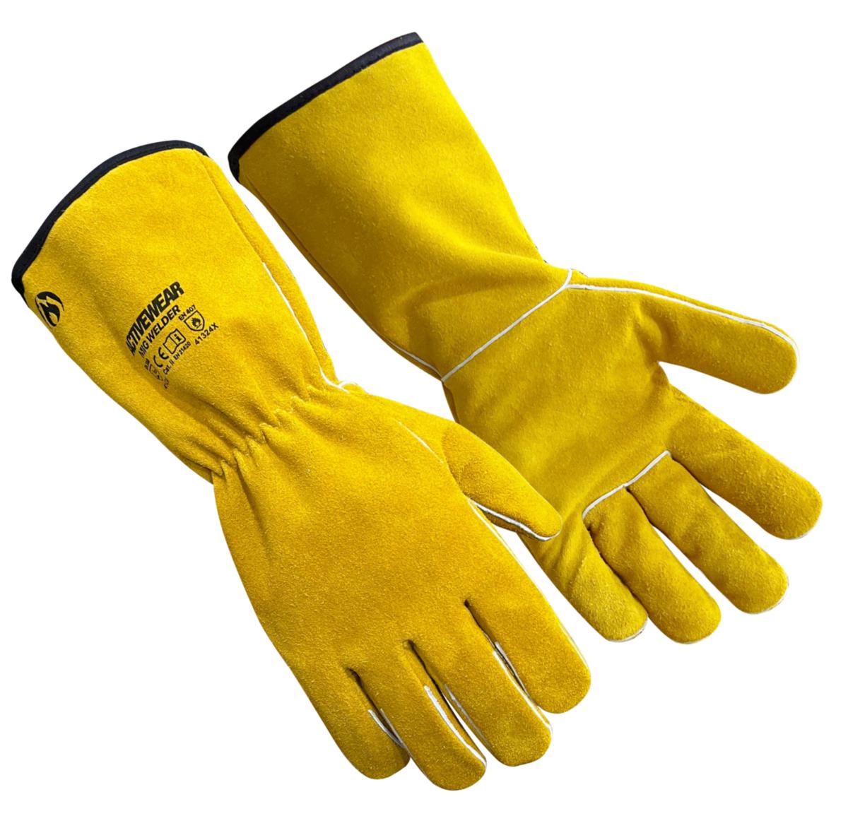 Svetshandske Activewear Weld 130 - SVETSHANDSKE ACTIVEWEARWELD130 KRAGE NÖTSPALT FODRAD STL 8