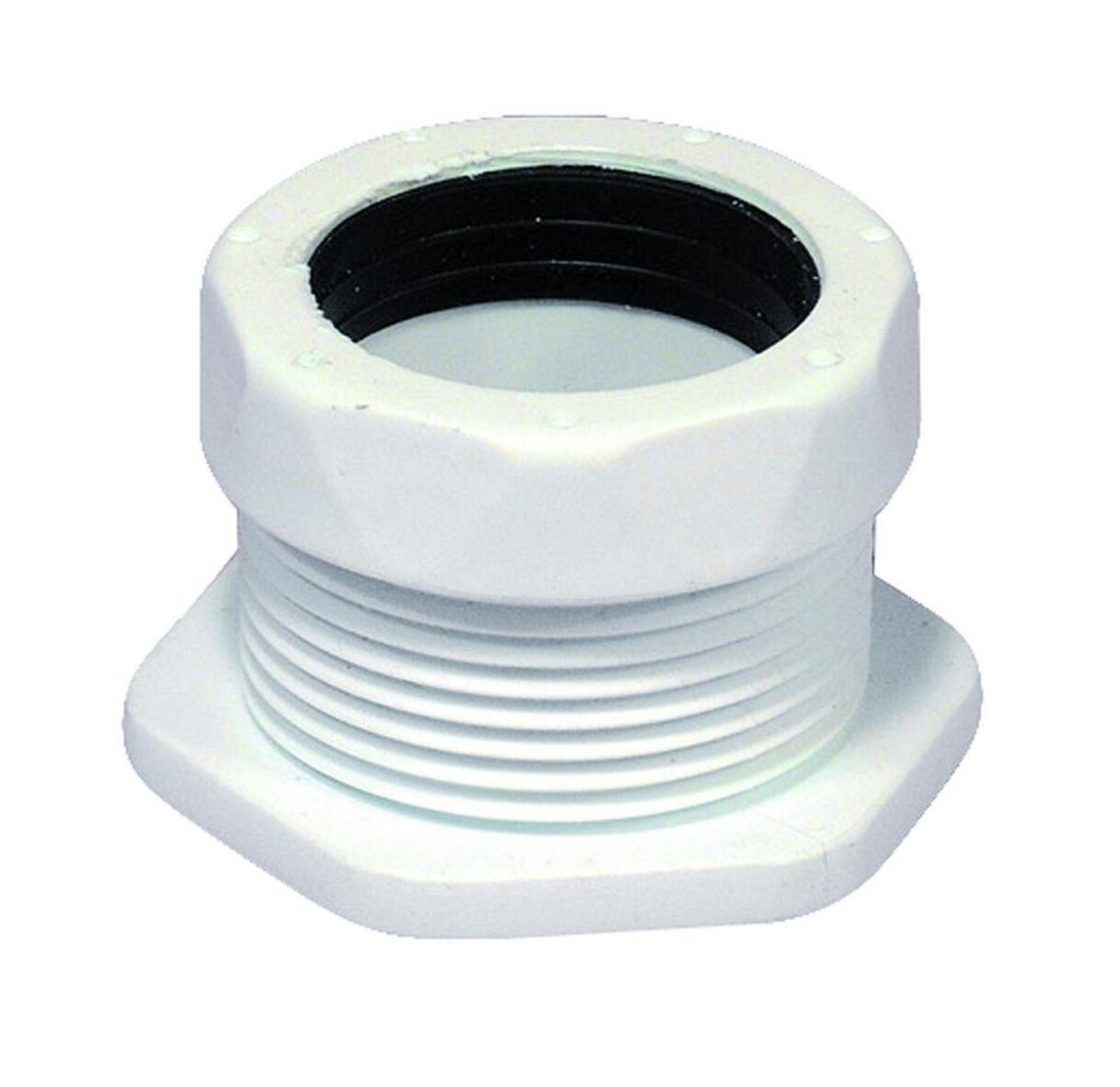 Transition couplings for outlet pipes with internal thread, Purus - 32X32 TRANSITION CONNECTOR WHITE, PURUS