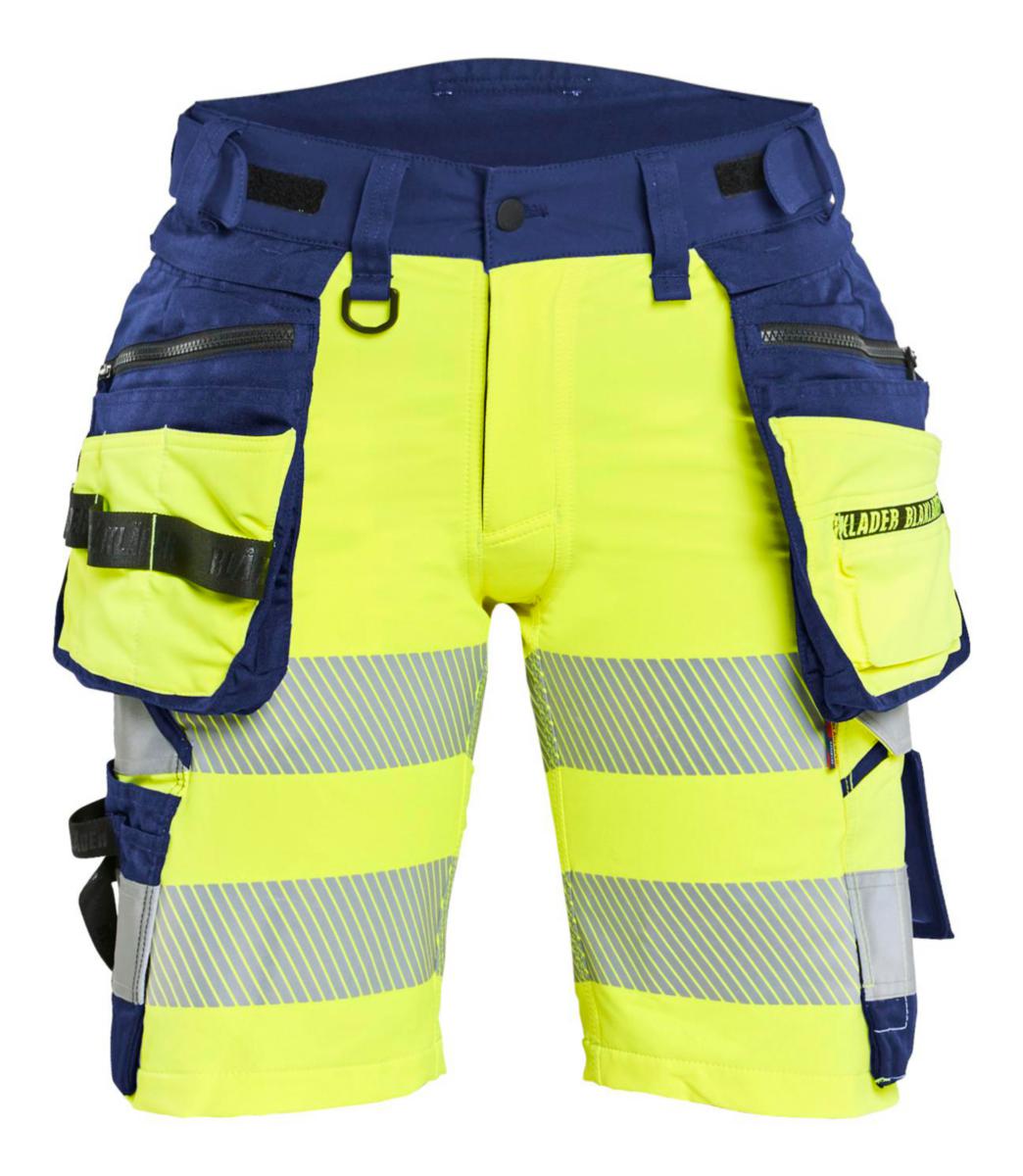 Shorts Blåkläder 7020-1648 Stretch Dam - SHORTS BLK 7020-1648 DAM GUL /MARIN VARSEL KL.1 STL C46
