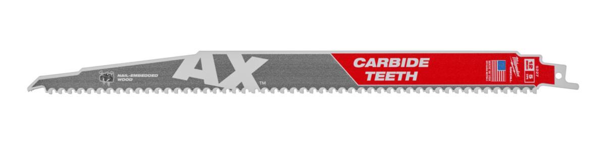 Sawzall Blade Milwaukee AX CARBIDE - SAWZALL BLADE MILWAUKEE AX CARBIDE 300X5T