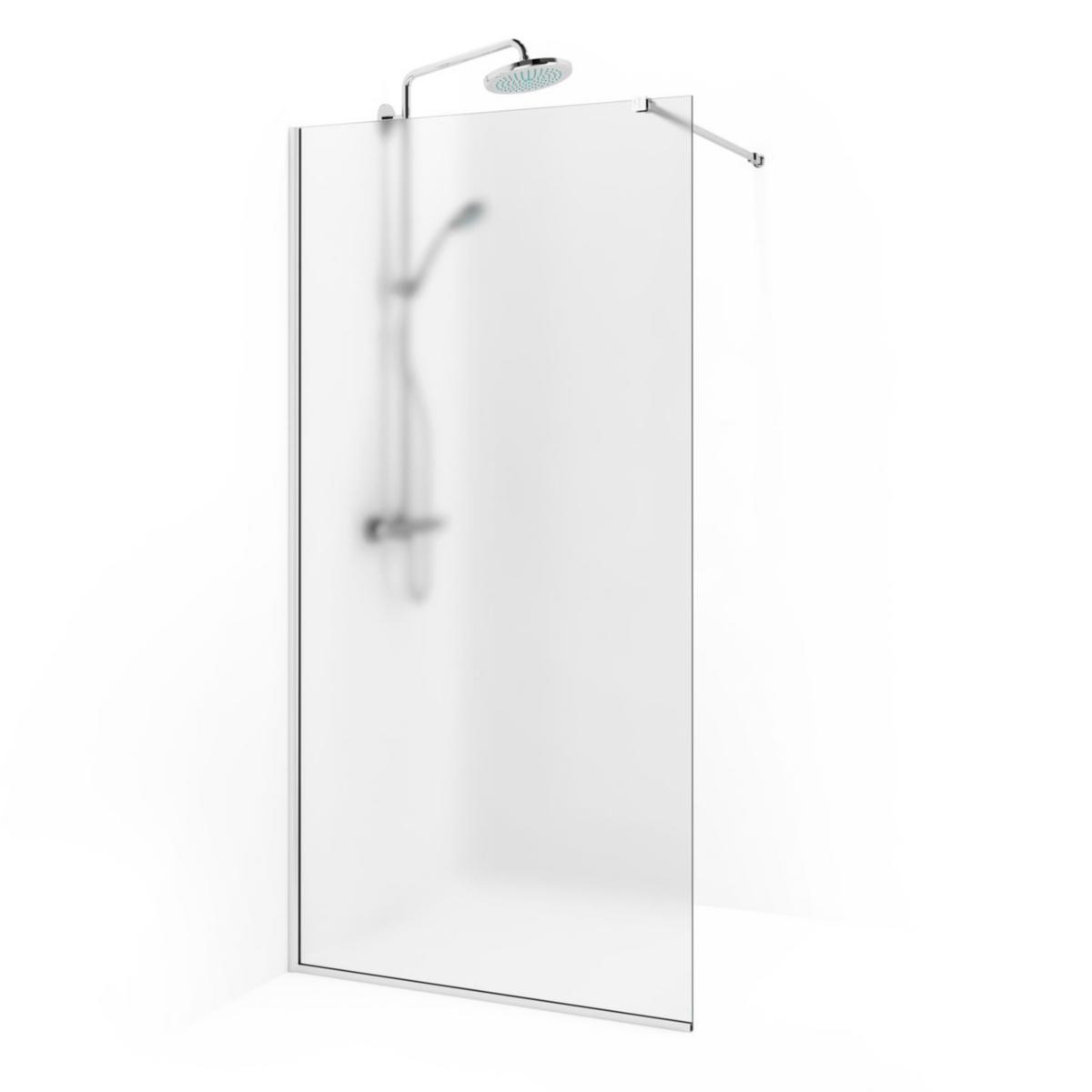 Duschvägg Spirit SK Fast 87, Macro - MACRO DUSCHVÄGG SPIRIT SK FAST 87 ICE BLANK