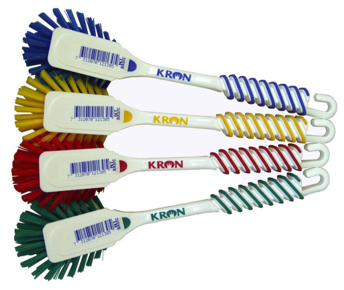 Dish brush Kron Softgrip - DISH BRUSH KRON NT 1-PACK HANDLE SOFTGRIP PES TÅL 130 C