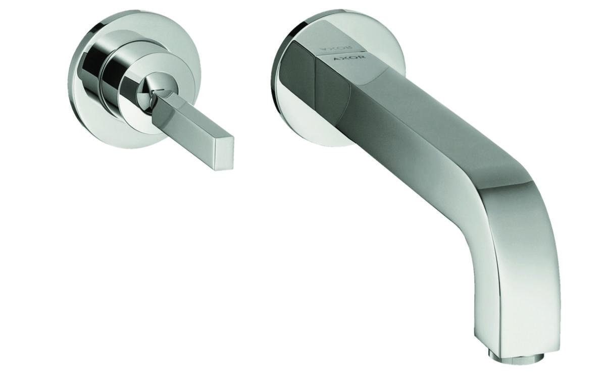 Tvättställsblandare AX Citterio 1-gr tvstbl. vägg, Hansgrohe - HANSGROHE TVÄTTSTÄLLSBLANDARE AX CITTERIO 1-GR . VÄGG KROM