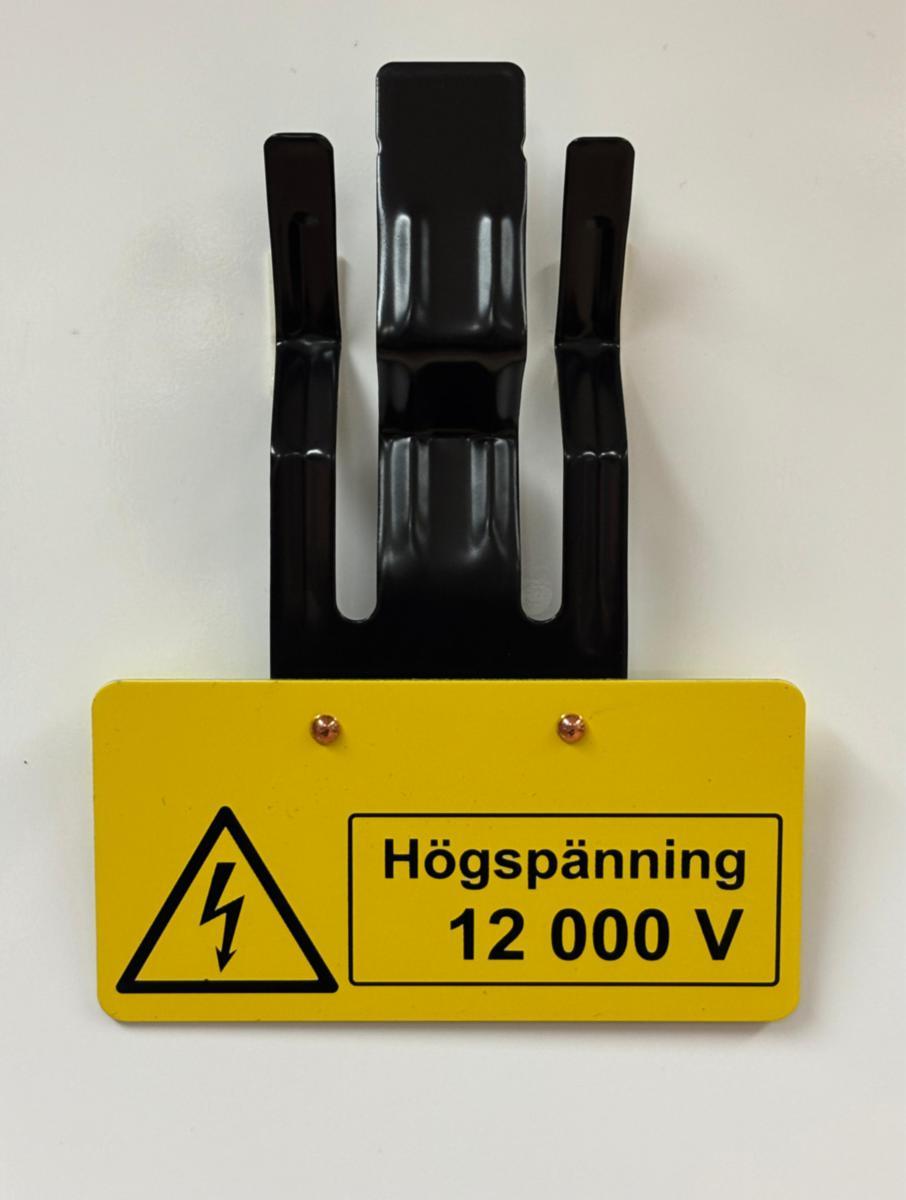 Skylt KL45 Högspänning - SKYLT KL45 HÖGSPÄNNING 12000V KL4512000