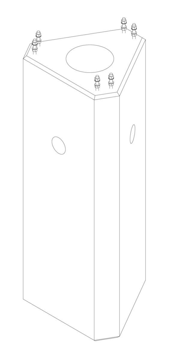 Fundament för Infra Modul - FUNDAMENT 800