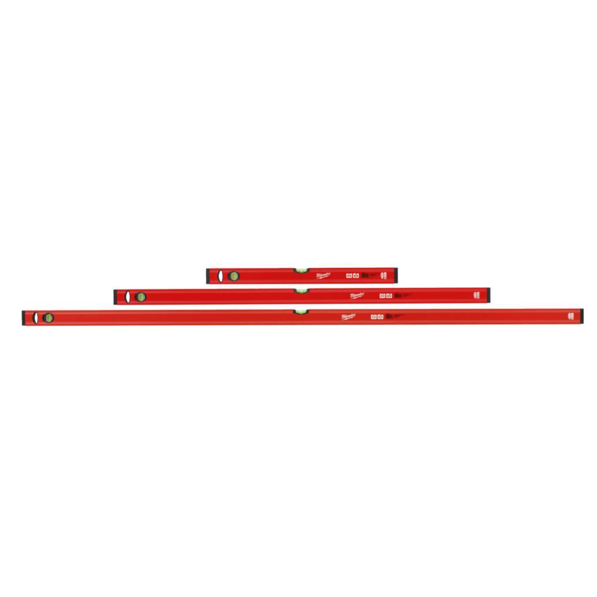 Vattenpass Milwaukee Redstick slim - VATTENPASS MILWAUKEE SLIM SET (60.120.200CM) 3P