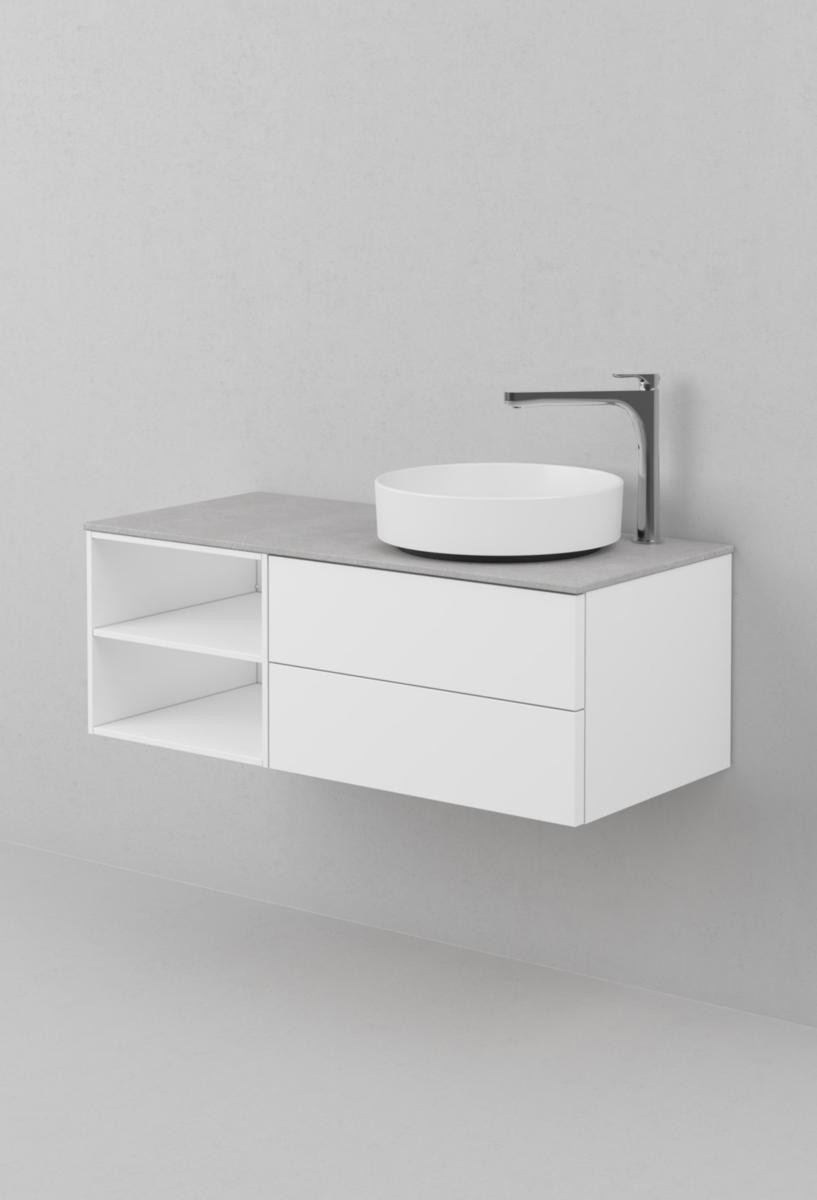 Tvättställsskåp AIR SOLID 100, INR - INR KOMMOD AIR SOLID 100 C PREMIUM WHITE