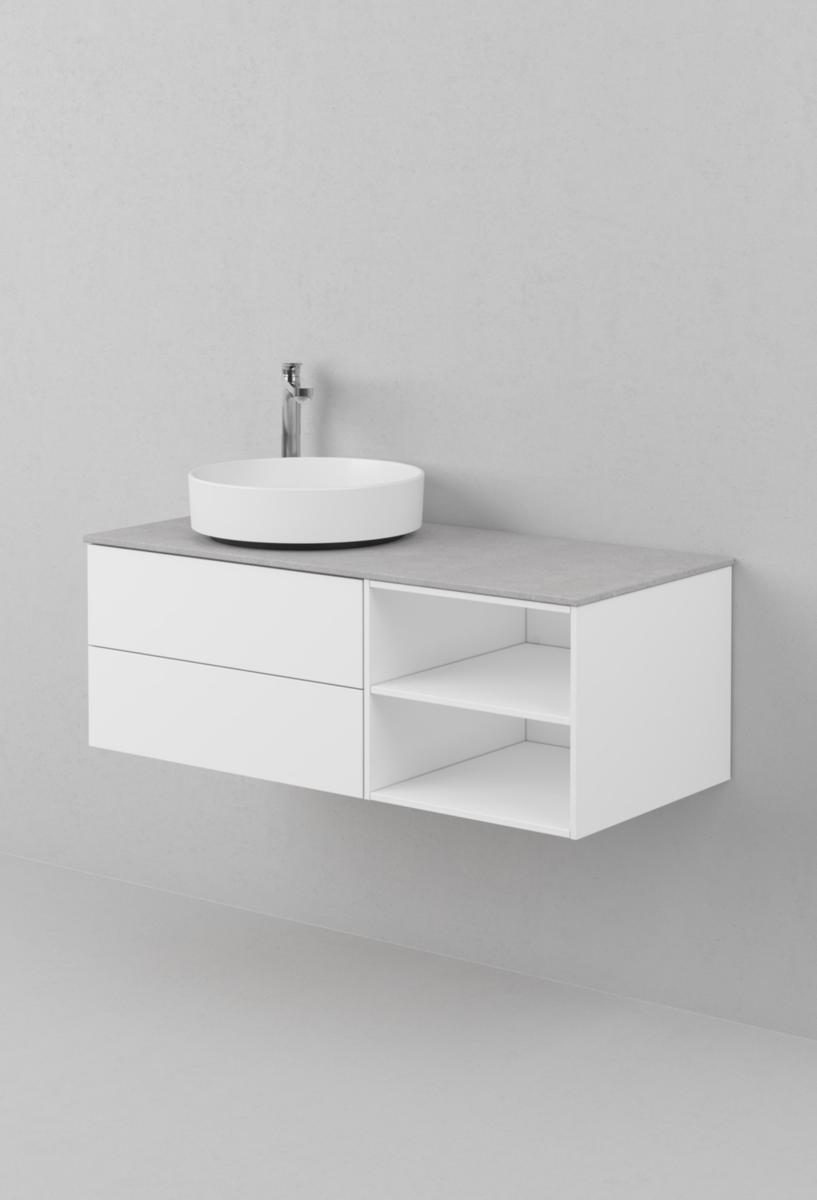 Tvättställsskåp AIR SOLID 100, INR - INR KOMMOD AIR SOLID 100 D PREMIUM WHITE