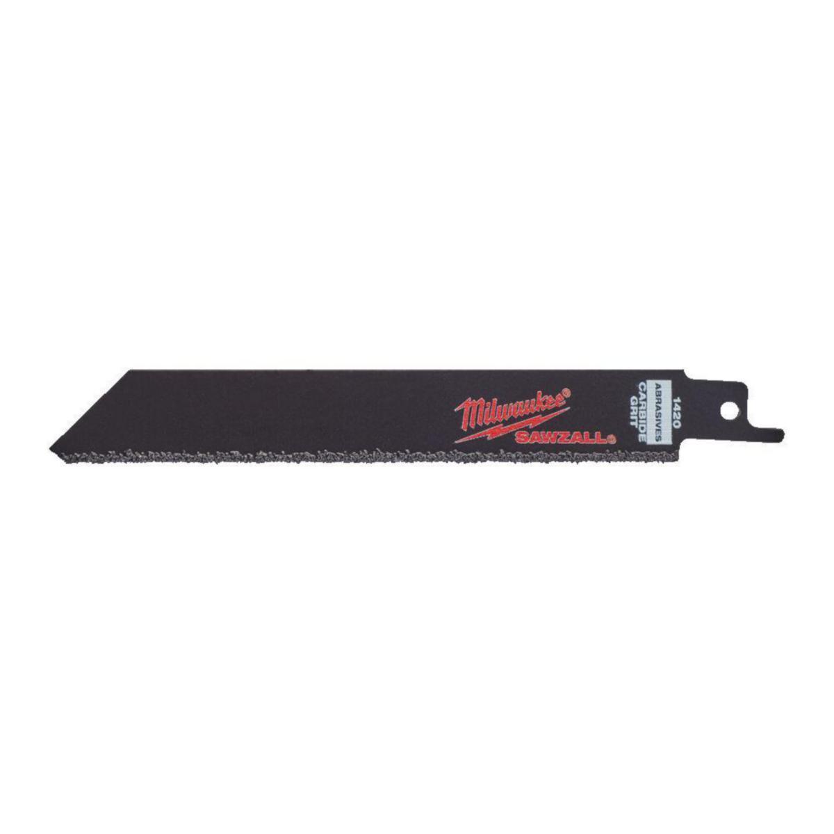 Sawzall Blade Milwaukee CARBIDE GRIT 3P - SAWZALL BLADE MILWAUKEE CARBIDE GRIT 150MM 3P