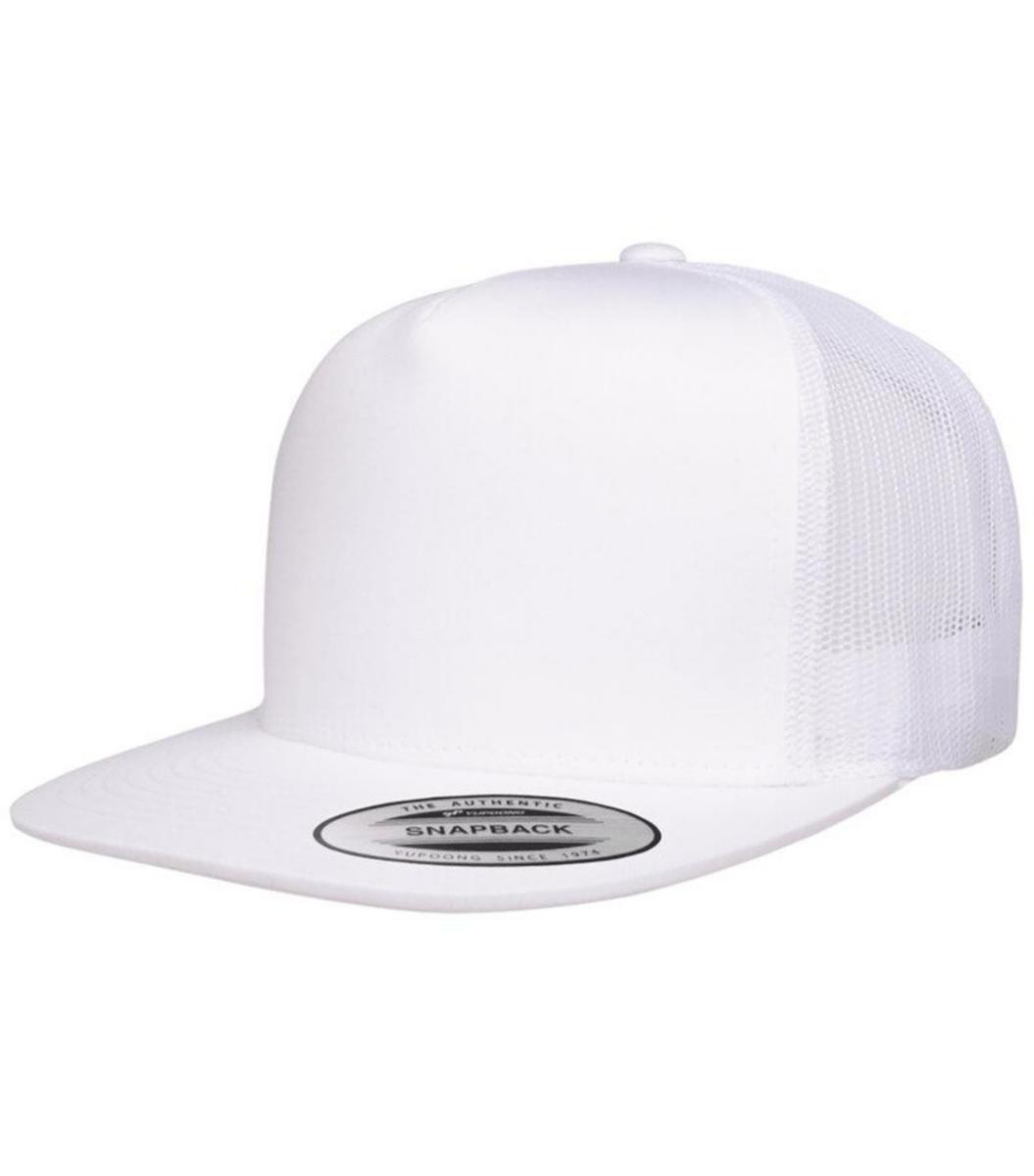 Keps Flexifit FF6006 Classic trucker - KEPS FLEXIFIT CLASSIC TRUCKER VIT FF6006 ONE SIZE