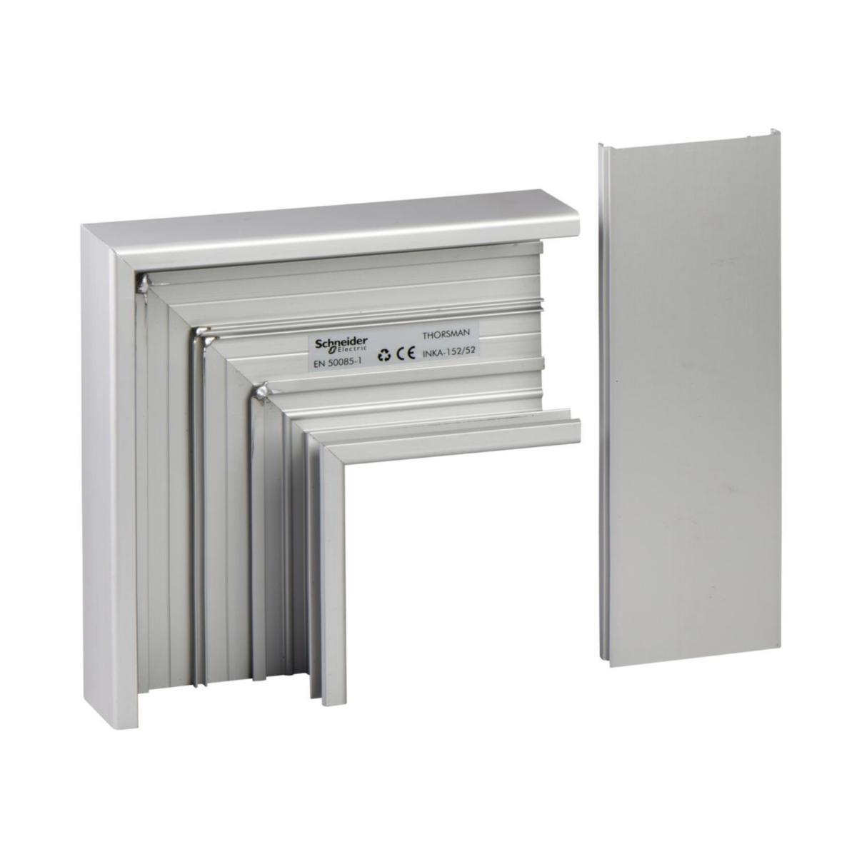 L-stycke inkl front för Installationskanal INKA-152/52 - L-STYCKE INKA-LS152 ANOD