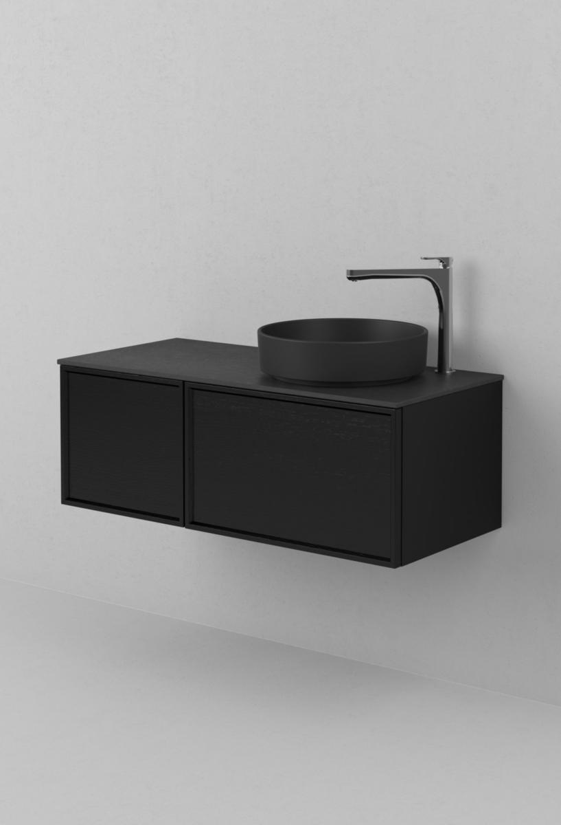 Tvättställsskåp AIR Wood 100, INR - INR KOMMOD AIR WOOD 100 A BLACK OAK
