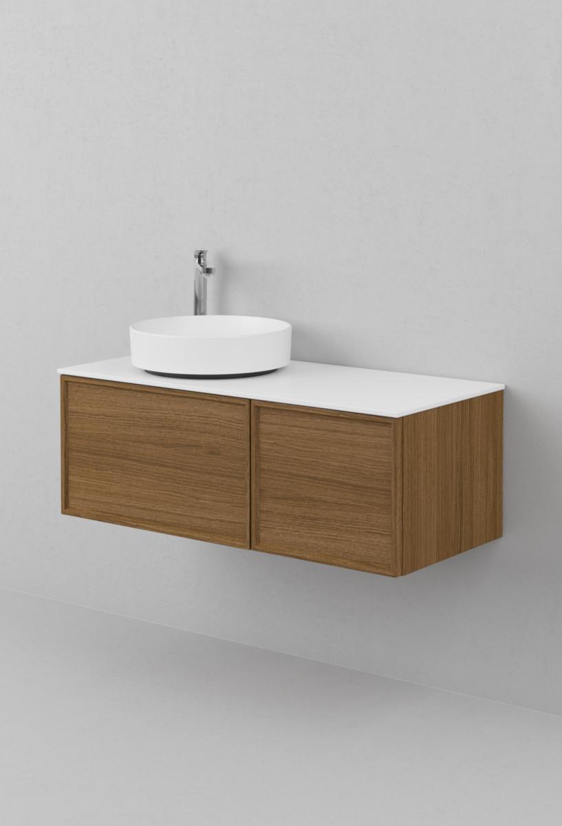 Tvättställsskåp AIR Wood 100, INR - INR KOMMOD AIR WOOD 100 B DARK OAK