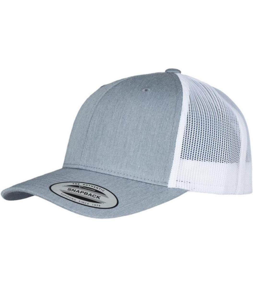Keps Flexifit FF6606 retro tone - KEPS FLEXIFIT RETRO TONE HEATHER/VIT FF6606T ONE SIZE