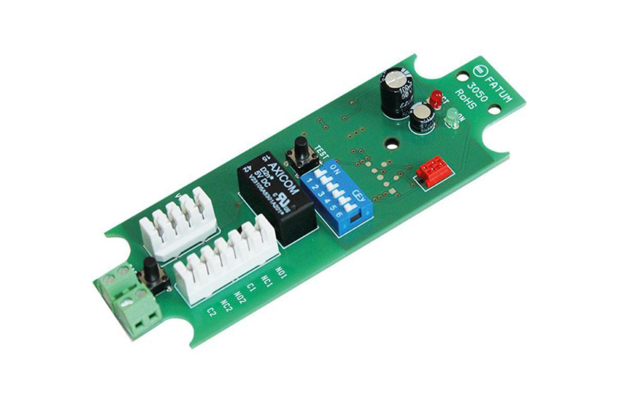 Tidsreläplint 2A/30V slits - TIDSRELÄPLINT 2A/30V SLITS 3050.01