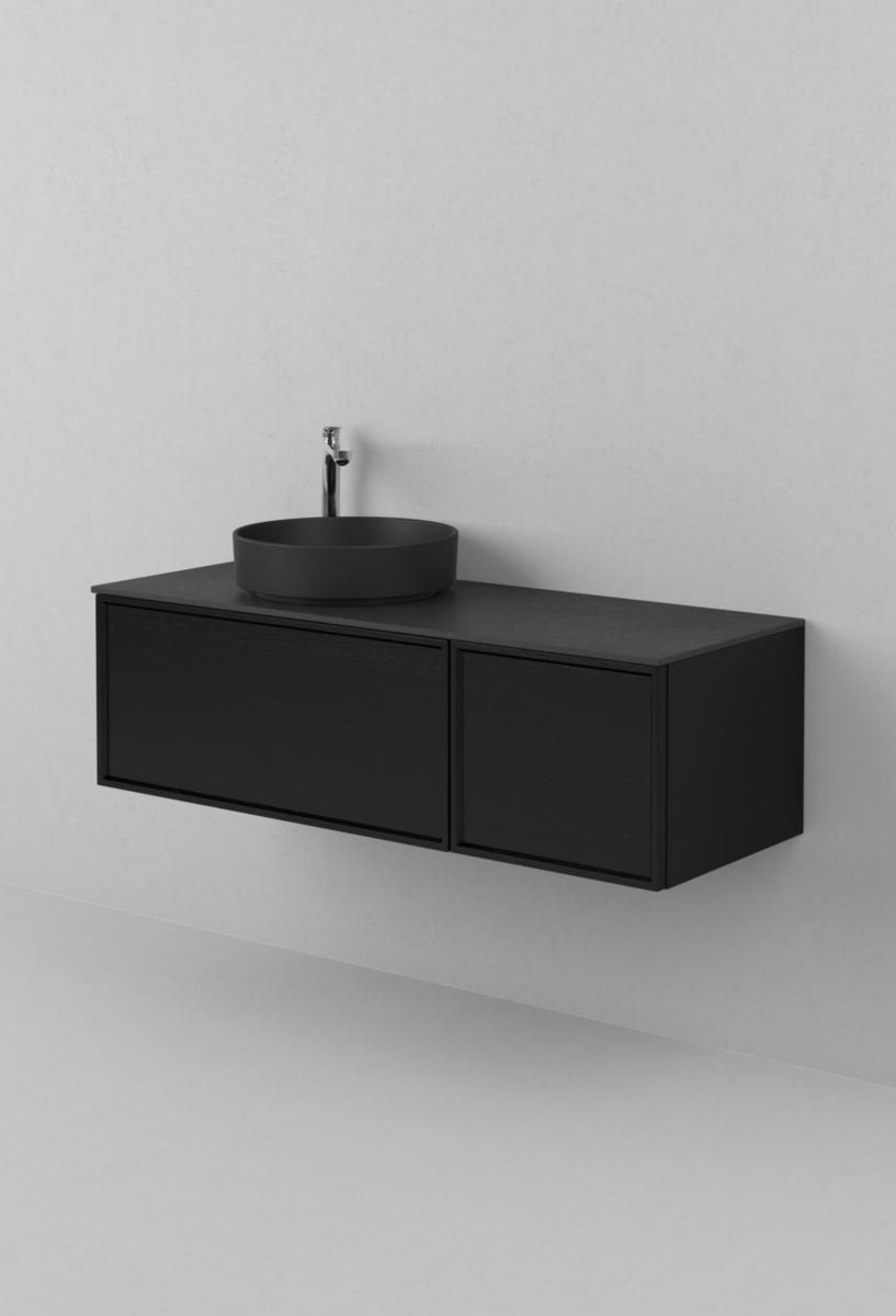 Tvättställsskåp AIR Wood 120, INR - INR KOMMOD AIR WOOD 120 B BLACK OAK