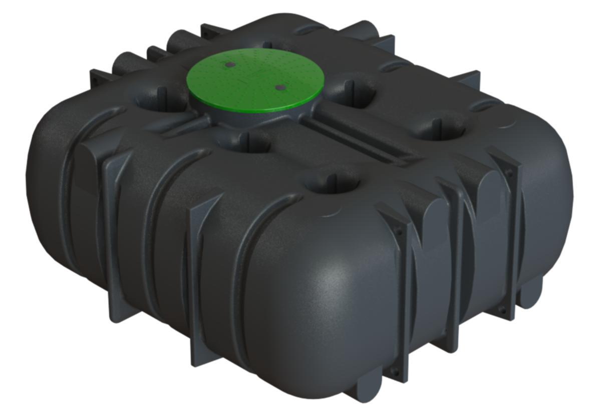 Slamavskiljare BDTKL 3-kammare 4200L, Cipax - SLAMAVSKILJARE BDTKL 3-KAMMARE 4200 L. CIPAX