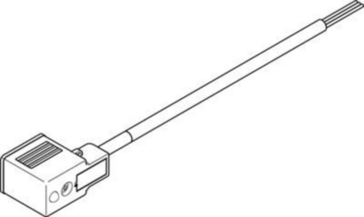 Förbindelsekabel Festo NEBV-B2W3 - FÖRBINDELSEKABEL FESTO NEBV NEBV-B2W3-K-0.6-N-LE3